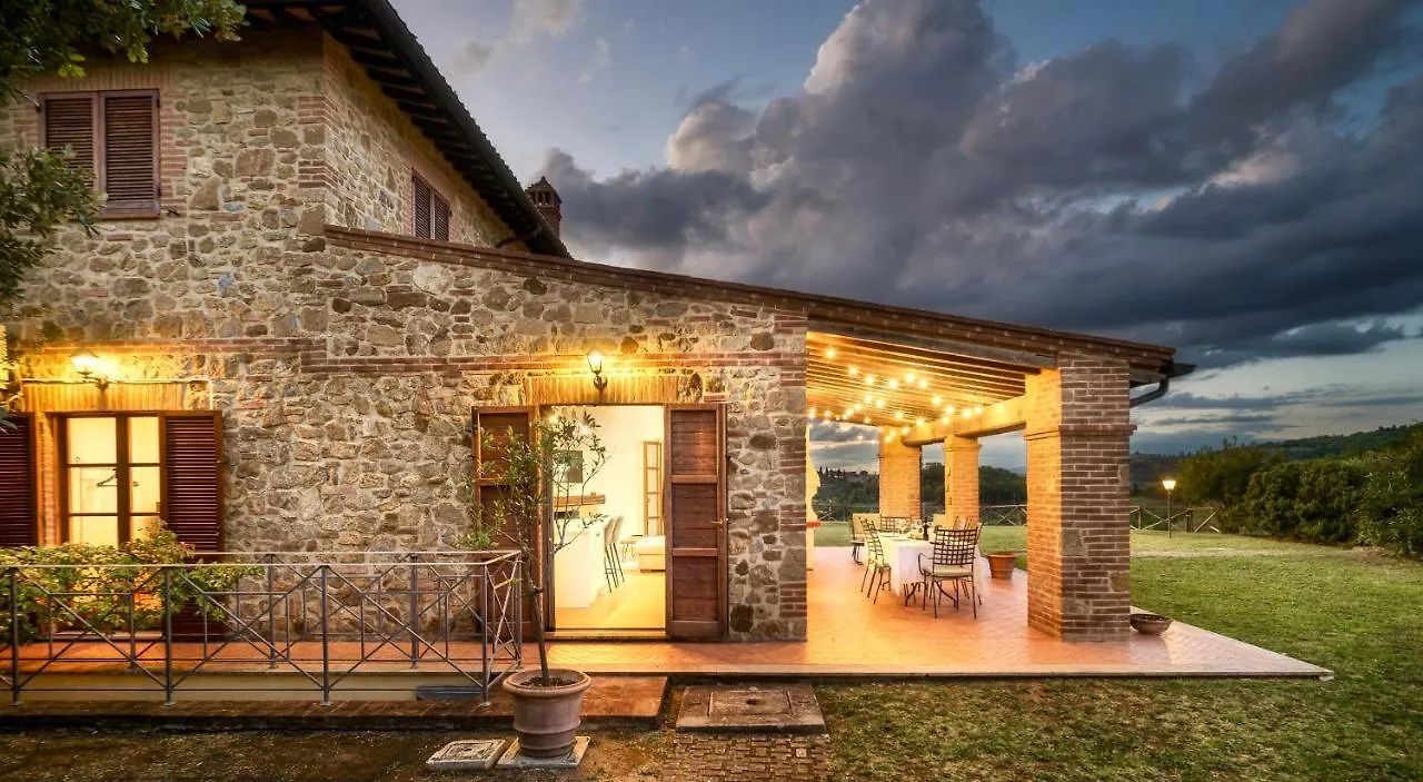 Casa Ora D'Oro - Panoramic Views / Pool / Private Garden Villa Trequanda